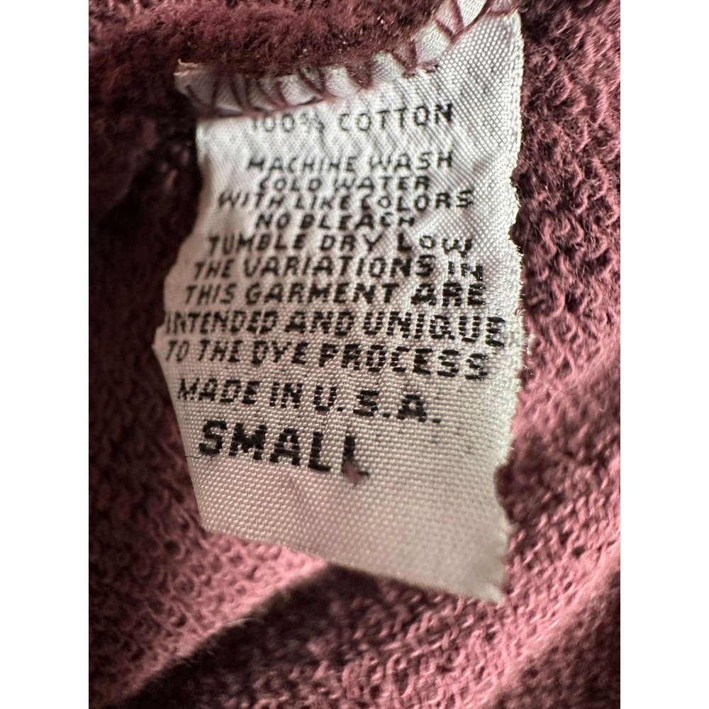 Original RetroBrand‎ Anthropologie Varsity Sweatshirt Small Red Collegiate Crop - Picture 8 of 12